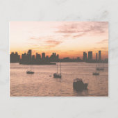 ヴィンテージマイアミスカイライン ポストカード (正面)