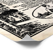 ヴィンテージマイアミトラベルアドプリント ポスター (角)