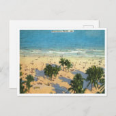 ヴィンテージマイアミビーチフロリダトラベルハガキ ポストカード (正面/裏面)