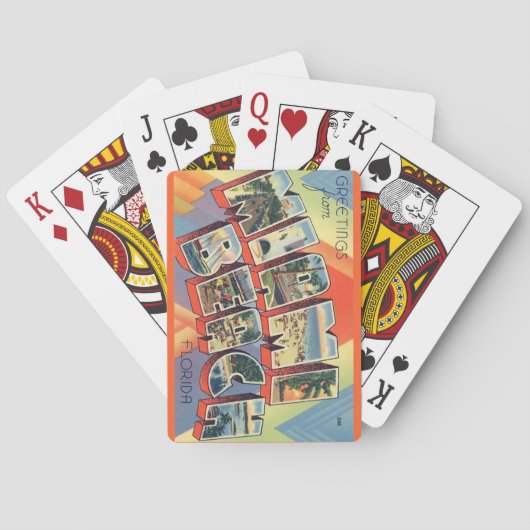 ヴィンテージマイアミビーチフロリダトランプ トランプ (裏面)