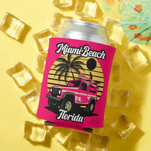 ヴィンテージマイアミビーチフロリダ 缶クーラー (インサイチュ 夏)
