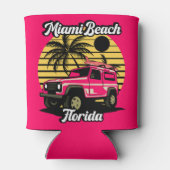 ヴィンテージマイアミビーチフロリダ 缶クーラー (裏面)