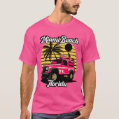 ヴィンテージマイアミビーチフロリダ Tシャツ (正面)