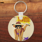 ヴィンテージマイアミビーチ キーホルダー (正面)