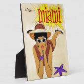 ヴィンテージマイアミビーチ フォトプラーク (側面)