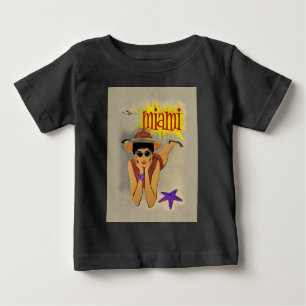 ヴィンテージマイアミビーチ ベビーTシャツ