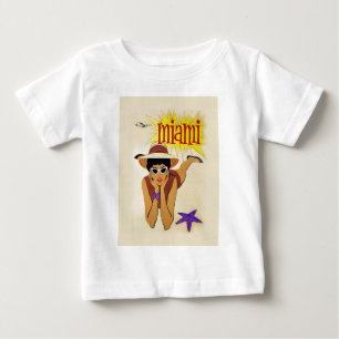 ヴィンテージマイアミビーチ ベビーTシャツ