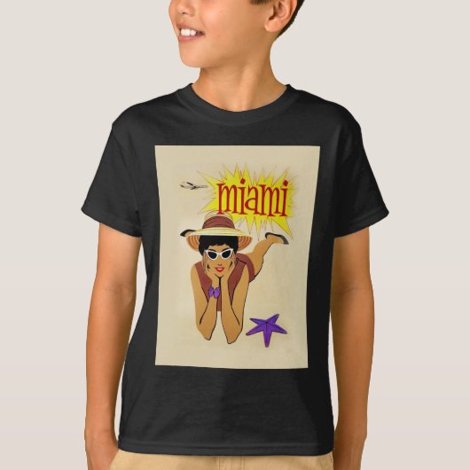 ヴィンテージマイアミビーチ Tシャツ (正面)