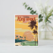 ヴィンテージマイアミフロリダアメリカ鍵ウエスト ポストカード (スタンド正面)