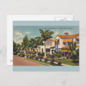 ヴィンテージマイアミフロリダポストカード ポストカード (正面/裏面)