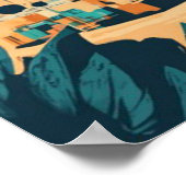 ヴィンテージマイアミフロリダ ポスター (角)