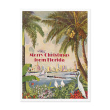ヴィンテージマイアミメリークリスマスfrom Florida