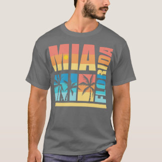 ヴィンテージマイアミラバーエキゾチック夏フロリダ州Fl Tシャツ