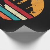 ヴィンテージマイアミ80sドルフィンシルエットスーベニアドルプ ラッピングペーパー (角)