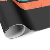 ヴィンテージマイアミ80sドルフィンシルエットスーベニアドルプ ラッピングペーパー (ロールコーナー)