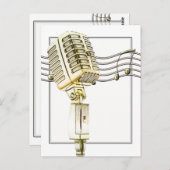 ヴィンテージマイクはがき ポストカード (正面/裏面)