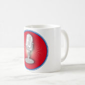 ヴィンテージマイクエンブレム コーヒーマグカップ (正面右)