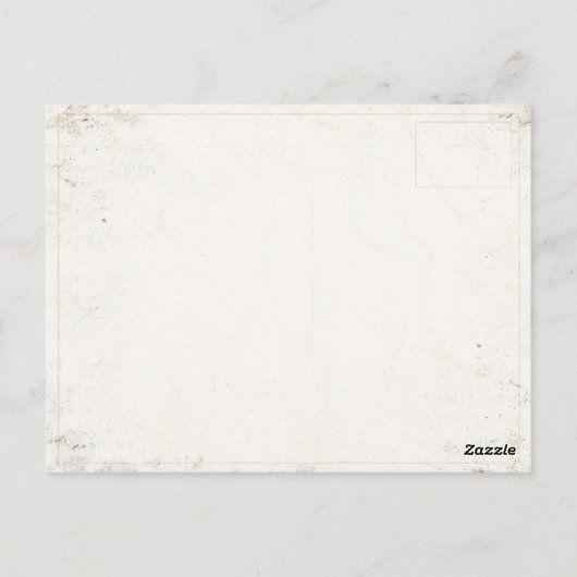 ヴィンテージマイククール付きポストカード ポストカード (裏面)