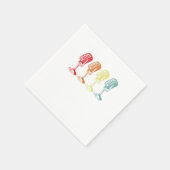 ヴィンテージマイク歌唱音楽カラオケギフト スタンダードカクテルナプキン (角)