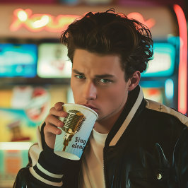 ヴィンテージマイク紙カップ 紙コップ