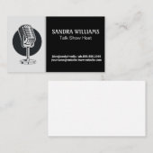 ヴィンテージマイク | ポッドキャストホスト名刺 名刺 (正面/裏面)