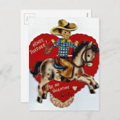 ヴィンテージマイバレンタインカウボーイ シーズンポストカード (正面/裏面)