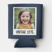 ヴィンテージマイルストン誕生日写真保存画像 缶クーラー (正面)