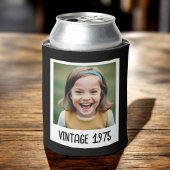 ヴィンテージマイルストン誕生日写真保存画像 缶クーラー