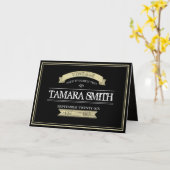 ヴィンテージマイルストーンオーバーザヒル誕生日 カード (黄色い花)