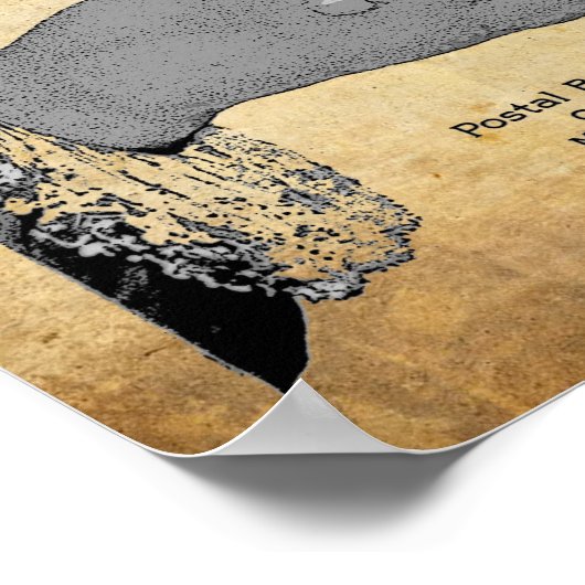 ヴィンテージマイルズアンチ鎮痛薬Ad ポスター (角)