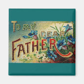 ヴィンテージマイ親愛ファーザーキッチン マグネット (正面)