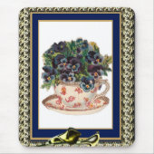 ヴィンテージマウスパッドバイオレットフローラ2 マウスパッド (正面)