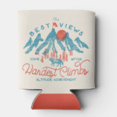 ヴィンテージマウンテンウルフ登山ハイキングアウトドア 缶クーラー (裏面)