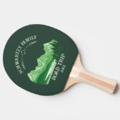 ヴィンテージマウンテンサンセットアウトドアレイクリトリートグリーン 卓球ラケット (横)