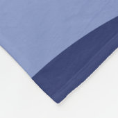 ヴィンテージマウンテンサンセットアウトドアレイクリトリートブルー フリースブランケット (角)