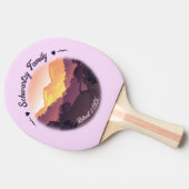 ヴィンテージマウンテンサンセットファームハウスリトリートパープル 卓球ラケット (横)