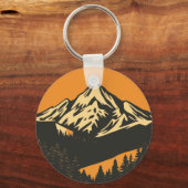 ヴィンテージマウンテンサンセット キーホルダー (裏面)