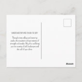 ヴィンテージマウンテンズパインフォレスト自然アドベンチャー ポストカード (裏面)