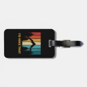 ヴィンテージマウンテンハイキングあの冒険をハイキング ラゲッジタグ (裏面横)