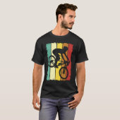 ヴィンテージマウンテンバイクレトロサイクリング Tシャツ (正面フル)