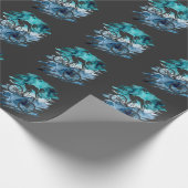 ヴィンテージマウンテンバイク自然ダウンヒルサイクリング ラッピングペーパー (角)