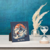 ヴィンテージマウンテンパインスキーオレンジサンセット フォトプラーク (インサイチュ)