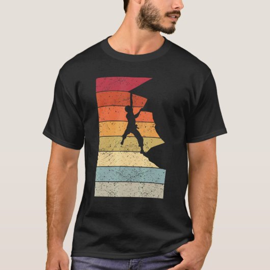 ヴィンテージマウンテン登山ボルダリング2 Tシャツ (正面)