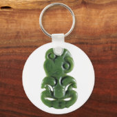 ヴィンテージマオリグリーンストーンHEIティキキーホルダー キーホルダー (正面)