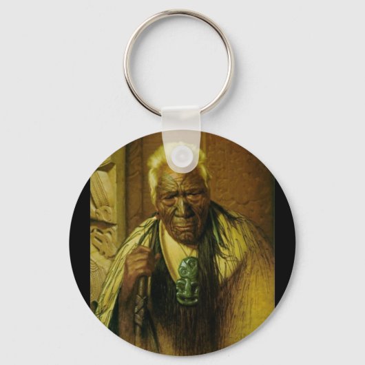 ヴィンテージマオリ・アートbyCFゴルディキーホルダー キーホルダー (正面)