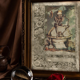 ヴィンテージマカーブレダンス・オブ・デス・ハロウィーンのスケルトン 薄葉紙