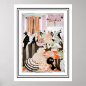 ヴィンテージマガジンイラストレーションアンチサグラゲッツ ポスター (正面)