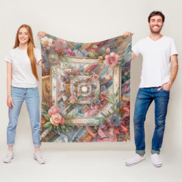 ヴィンテージマクシマリスト フリースブランケット