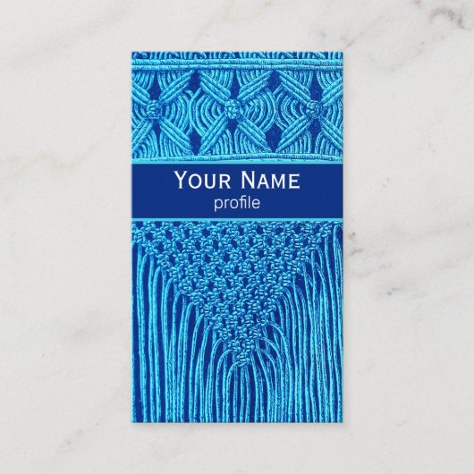 ヴィンテージマクラメルックno3名刺 名刺 (正面)