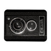 ヴィンテージマグネットへのカメラ効果 マグネット (横)